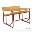 (Furntiure )Double student desk and chair table benches